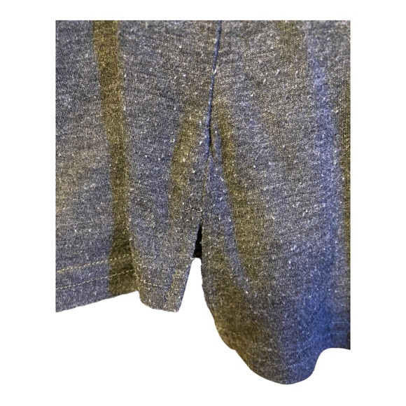 Rozaki Women’s Size XL Charcoal Gray & Plaid Pleated Short Sleeve Tunic Top - Picture 7 of 12